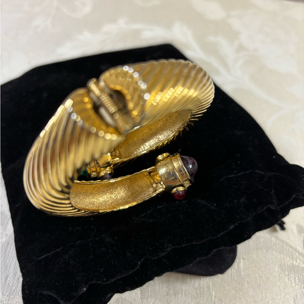 🆕 Givenchy Cable Renaissance stone Bangle - Picture 5 of 7